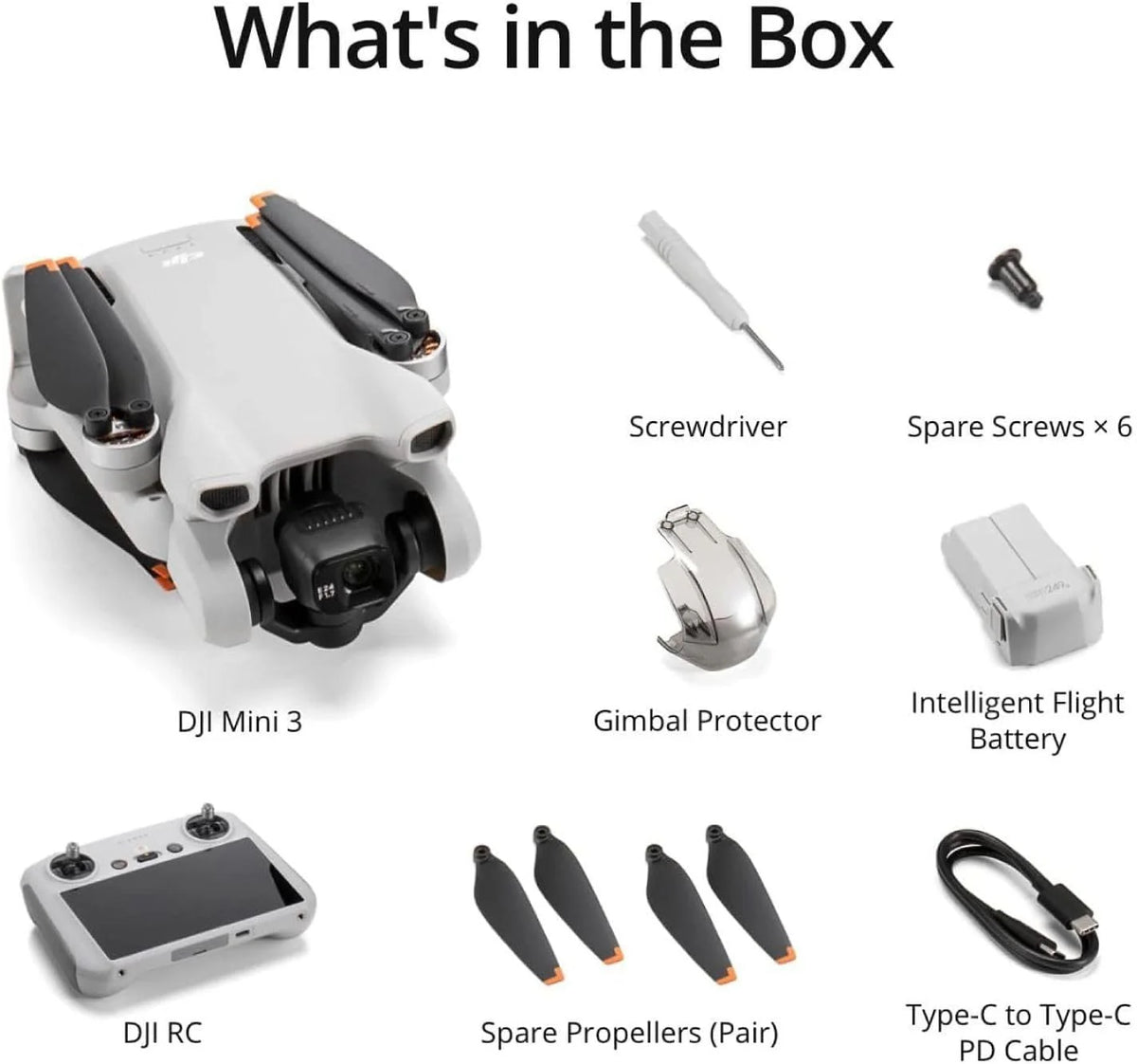 DJI Mini 3, Drone doté de caméra pour adultes, 4K, 38 min d'autonomie, transmission vidéo jusqu'à 10 km, prise de vue verticale, retour automatique GPS intégré, Mini drone doté de caméra pour débutants