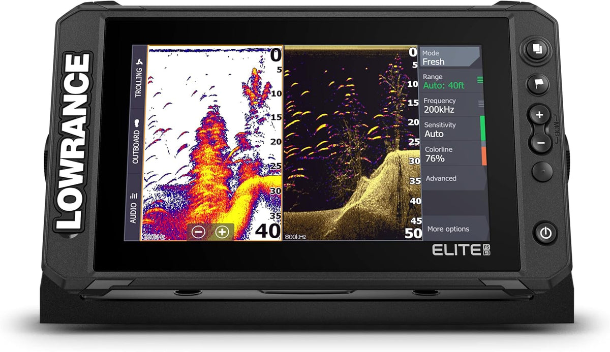 Sondeur/traceur de cartes Lowrance Elite FS Disponible avec ou sans sondeur – Présentation