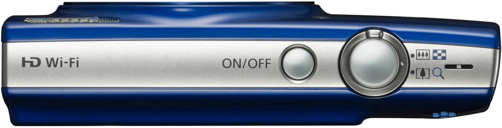 Appareil photo digital Canon PowerShot ELPH 190 (bleu) : compact, simple à prendre en main, doté de Wi-Fi et grossissement optique. Design portable adapté aux déplacements
