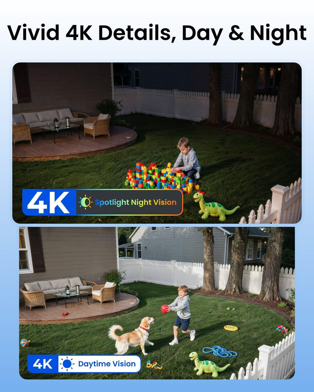 Caméra de surveillance solaire sans fil REOLINK 4K Argus PT Ultra