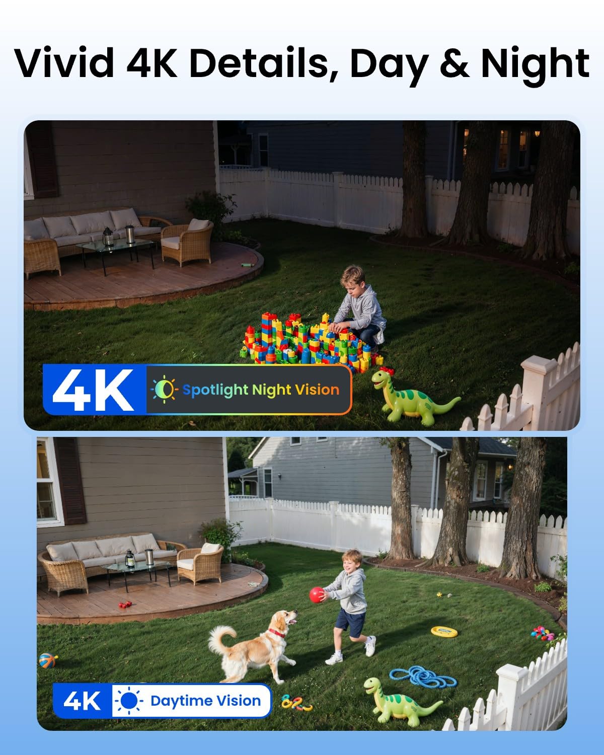 Caméra de surveillance solaire sans fil REOLINK 4K Argus PT Ultra