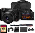 Appareil photo hybride Canon EOS R50 V avec objectif RF-S 14-30 mm f/4-6.3 | Vidéo 4K, autofocus Dual Pixel, écran orientable | Kit compact pour vlogs avec monture RF, sacoche et carte de stockage 64 Go