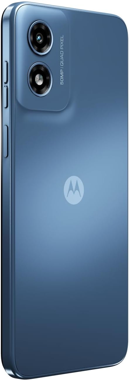 Motorola Moto G Play | 2024 | Débloqué | Conçu pour les États-Unis | 4/64 Go | Appareil photo 50 Mpx | Bleu saphir – Présentation