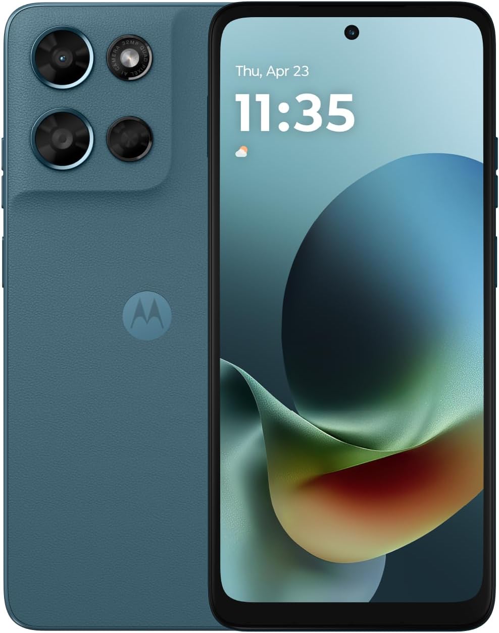 Motorola Moto G Play - 2026 | Débloqué | Conçu pour les États-Unis | 4/64 Go | Appareil photo 32 Mpx | Pantone Tapestry – Présentation