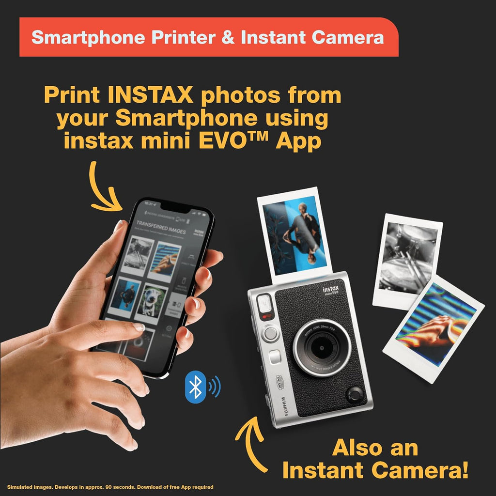 Appareil photo instantané Fujifilm Instax Mini EVO – Présentation
