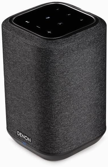 Enceinte connectée sans fil Denon Home 150 – Design compact, Wi-Fi et Bluetooth, HEOS, Alexa intégrée, Siri et AirPlay 2 intégrés, Spotify Connect, compatible multiroom, Noir – Présentation