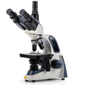 Microscope de laboratoire trinoculaire de laboratoire composé Swift SW380T, grossissement 40X-2500X, tête Siedentopf, qualité recherche, doté de oculaires grand champ 10X/25X, platine mécanique, mise au point ultra-précise