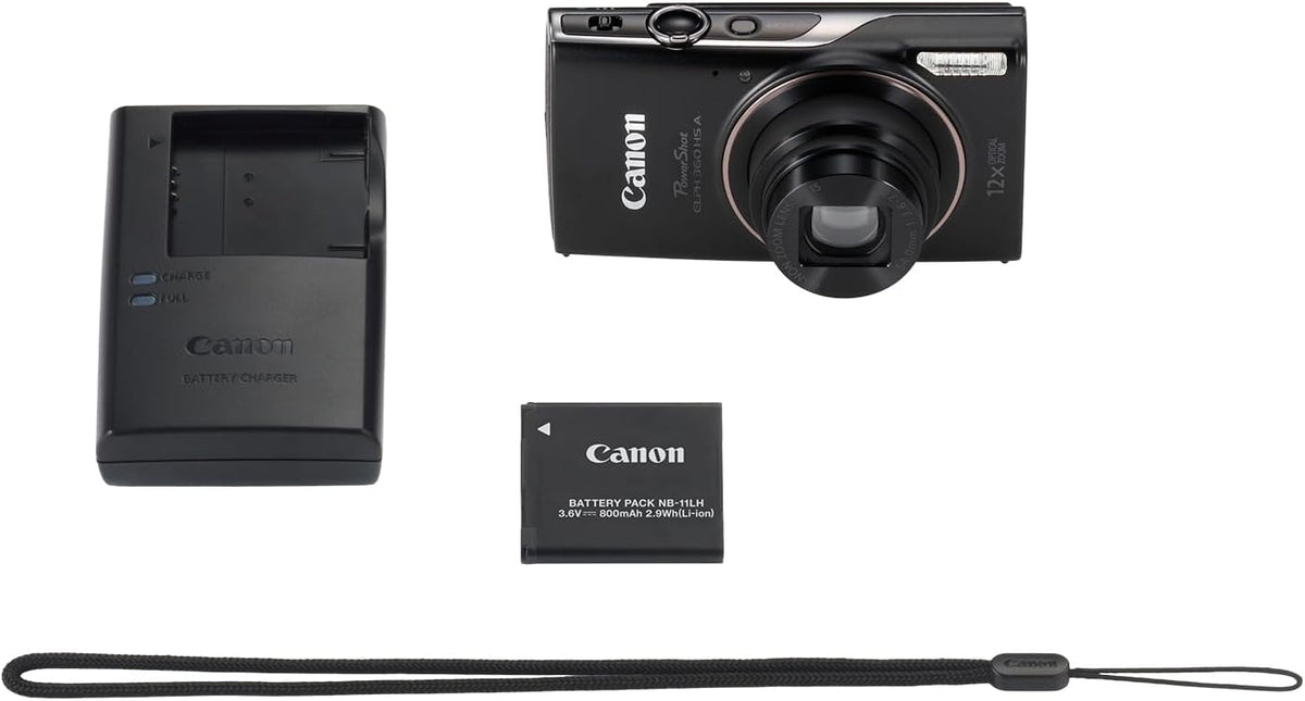 Canon PowerShot ELPH 360 HS A Noir – Présentation