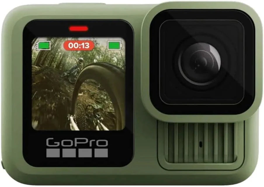 Caméra sportive - Noire résistant à l’eau doté de vidéo 5,3K60, photo 27 MP + compatible doté de les objectifs de la série HB