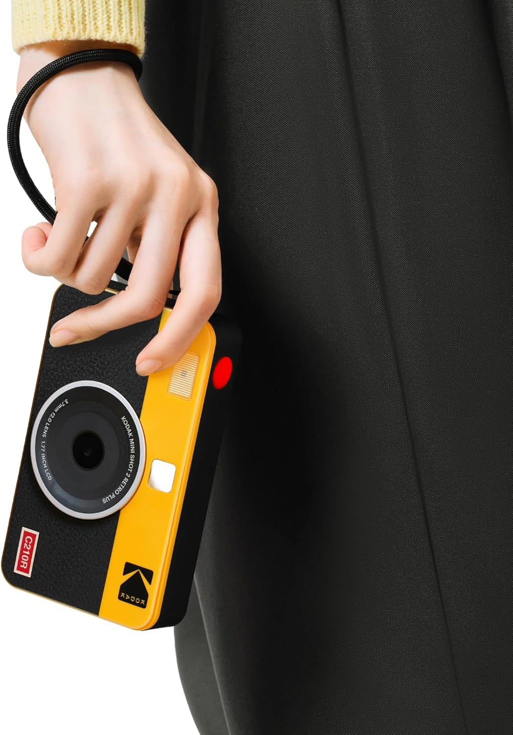 Kodak Mini Shot 2 Appareil photo instantané portable sans fil rétro et imprimante photo intégrée - Blanc - 60 feuilles – Présentation