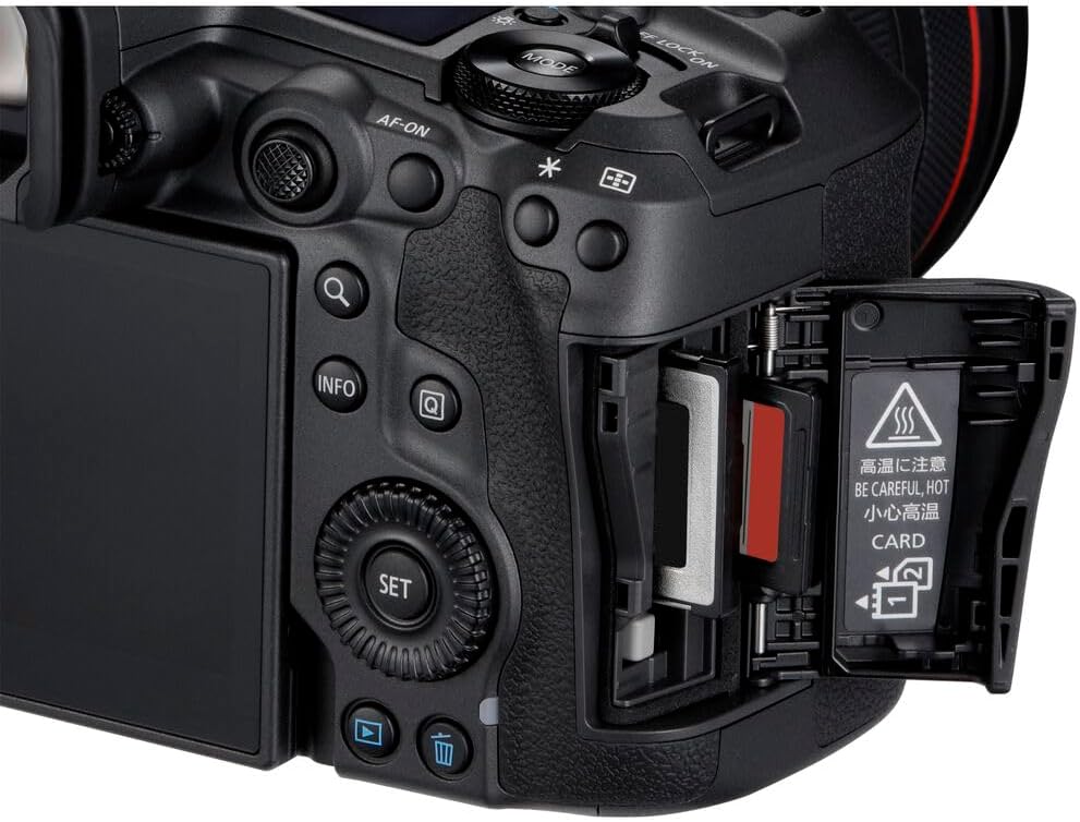 Appareil photo hybride Canon EOS R5 Mark II | Capteur plein format 45 Mpx | Enregistrement vidéo 8K | Stabilisation d'image intégrée (IBIS) avancée pour les professionnels (6536C002) + Objectif Canon RF 70-200 mm + Adaptateur EF-EOS R + Accessoire…