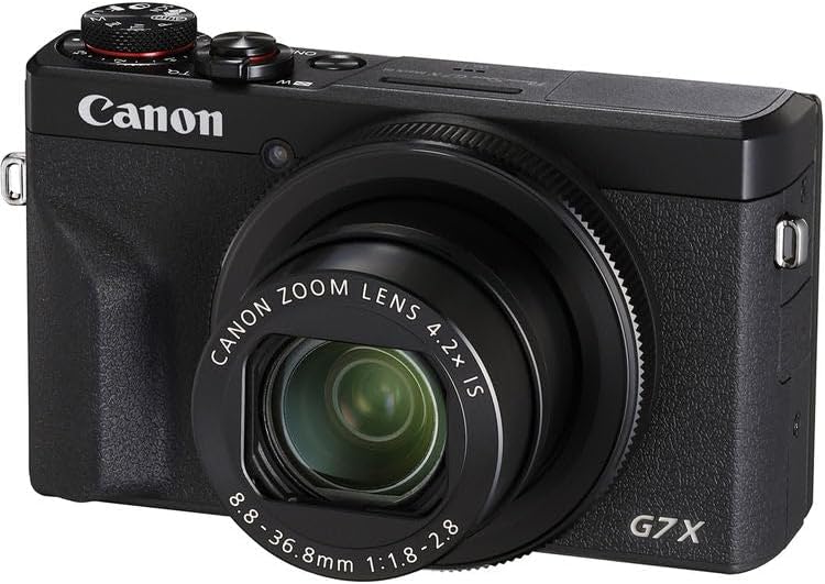 Appareil photo numérique compact Canon PowerShot G7 X Mark III 20,1 MP, zoom optique 4,2x, - Noir