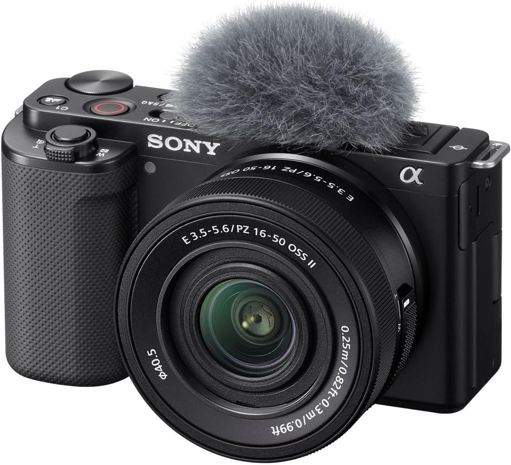 Sony Alpha ZV-E10 - Kit appareil photo hybride APS-C à objectifs interchangeables pour vlogs - Noir ZVE10KB – Présentation