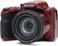 KODAK PIXPRO AZ425-RD Appareil photo numérique 20 MP, zoom optique 42x, grand angle 24 mm, vidéo Full HD 1080p, stabilisation d'image optique, batterie Li-ion, écran LCD 3 pouces, caméra de vlogging (rouge) – Présentation