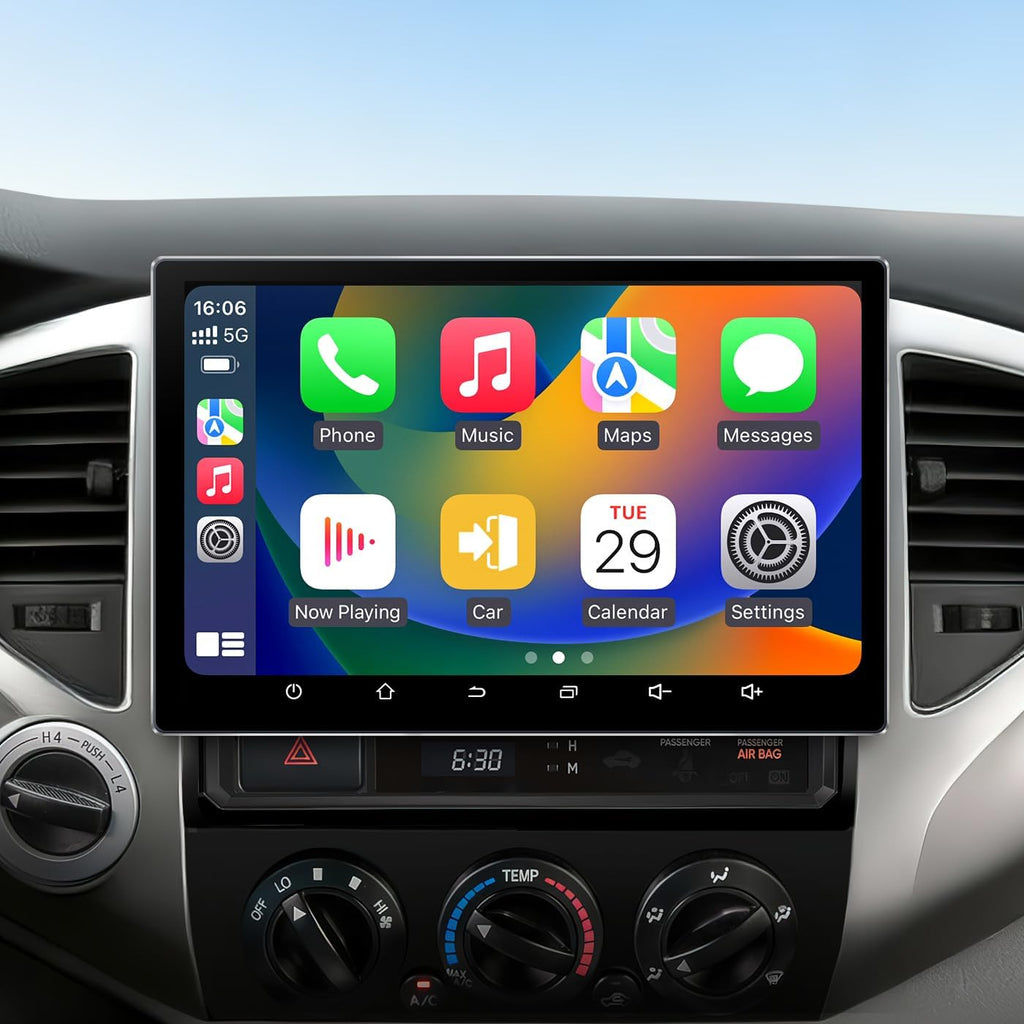 Autoradio 11,5 pouces pour Toyota Tacoma 2005-2015, compatible CarPlay, écran tactile HD 4+64 Go, CarPlay/Android Auto/Android 13/GPS, caméra de recul 1080p – Présentation