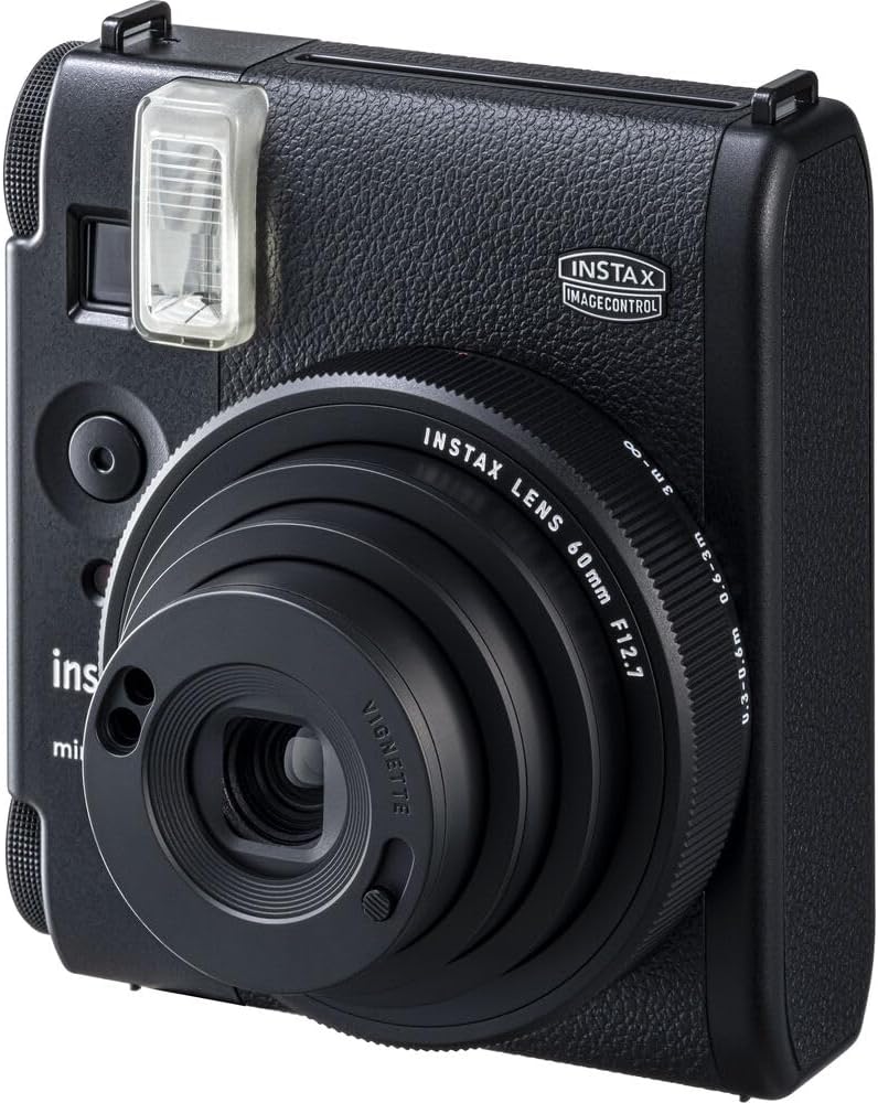 Appareil photo instantané Fujifilm Instax Mini 99, pack économique de 60 films instantanés Fuji Instax Mini, étui de transport marron, album photo 64 pochettes et plus encore – Présentation