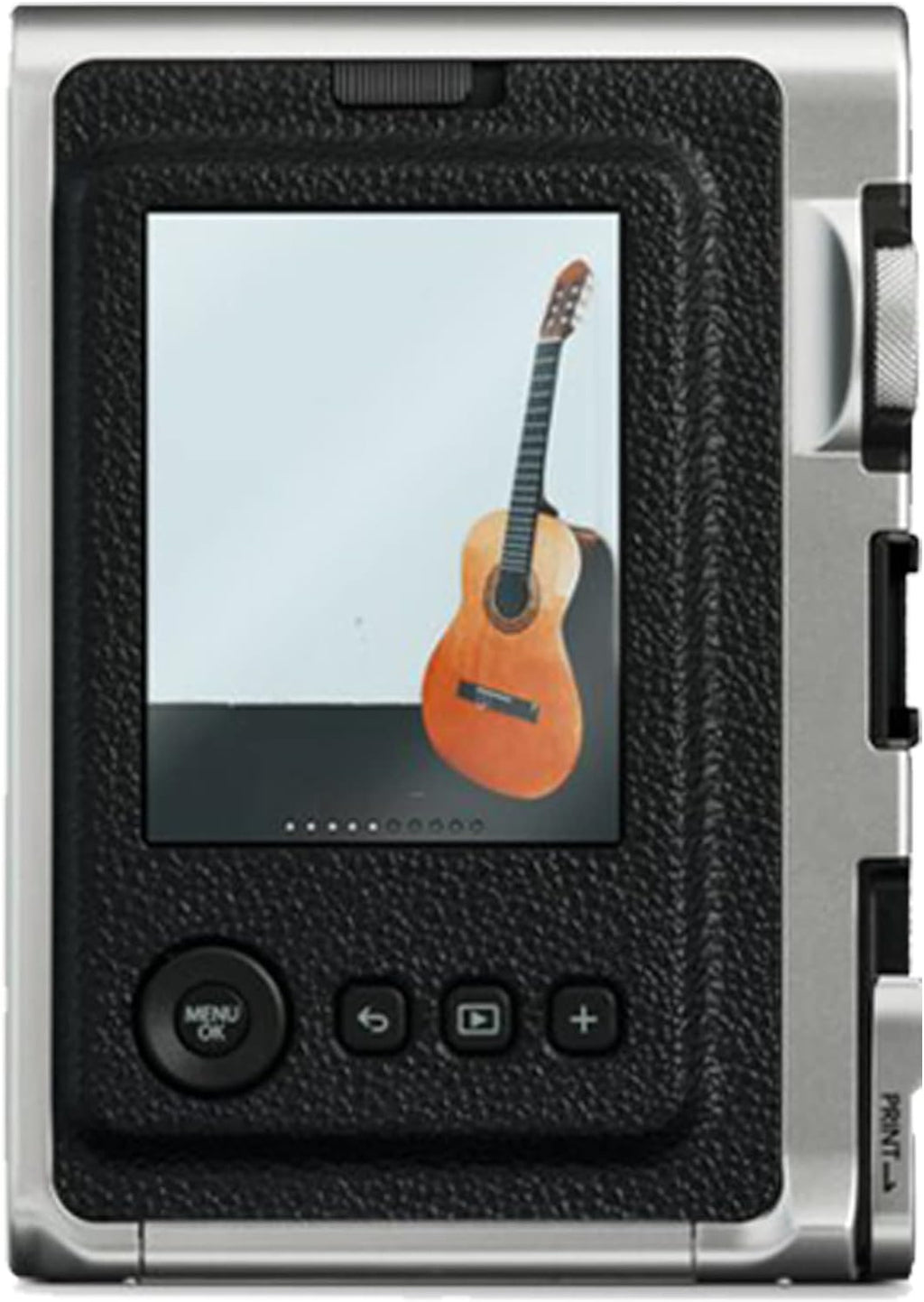Appareil photo instantané Fujifilm Instax Mini EVO Hybrid - Noir | Pack de 2 films instantanés Instax Mini | Carte microSD 32 Go doté de adaptateur | Étui - Noir pour appareil photo