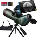 Lunette/télescope intelligent professionnel réfracteur à mise au point automatique, télescope électronique numérique portable doté de caméra astrophotographique 4K, double écran interne et externe