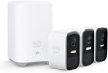 Système de caméras de sécurité sans fil pour la maison, autonomie de 180 jours, HD 1080p, résistant aux intempéries IP67, vision nocturne, compatible doté de Amazon Alexa, kit de 3 caméras, sans frais mensuels (kit de 3 caméras)