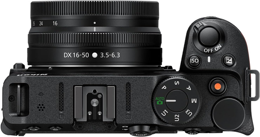 Nikon Z 30 doté de objectif zoom grand angle | Notre appareil photo hybride le plus compact et léger pour la photo et la vidéo, doté de objectif zoom 16-50 mm | Modèle Nikon USA