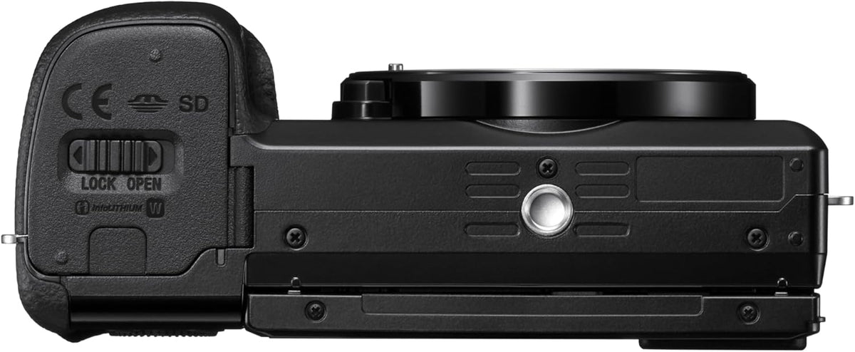 Sony ILCE6100KB Alpha 6100 Appareil photo hybride 4K doté de objectif E PZ 16-50 mm - Noir