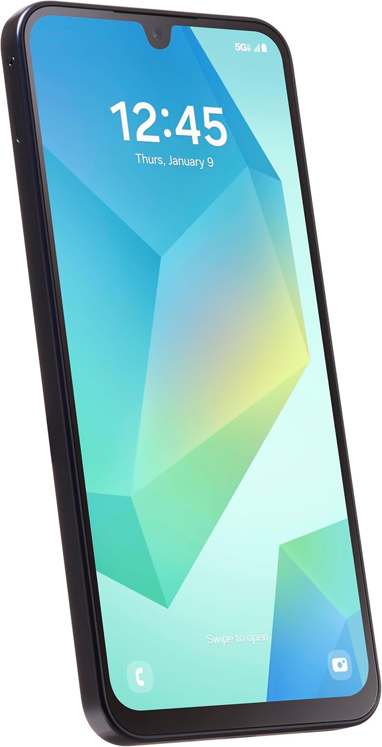 Simple Mobile, Samsung Galaxy A16 5G, 128 Go, Smartphone prépayé, Noir, Appareil photo 50 MP, Verrouillé – Présentation