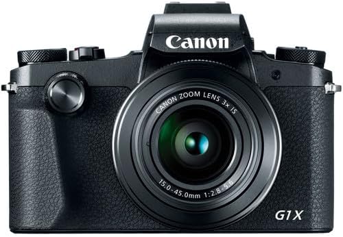 Appareil photo numérique Canon PowerShot G1 X Mark III | Capteur APS-C 24,2 Mpx, autofocus Dual Pixel et zoom 3x | Appareil photo compact pour la photographie de voyage et du quotidien (2208C001) + carte mémoire 64 Go + sacoche – Présentation