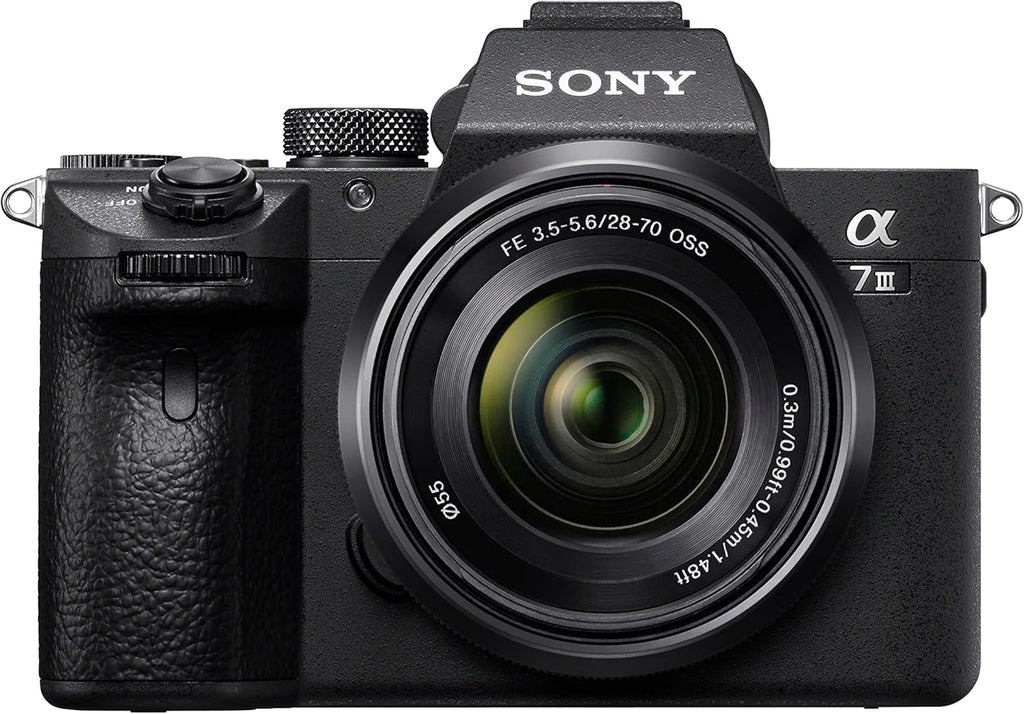 Appareil photo hybride plein format Sony ILCE-7M3K/B a7 III 24,2 MP doté de objectif 28-70 mm