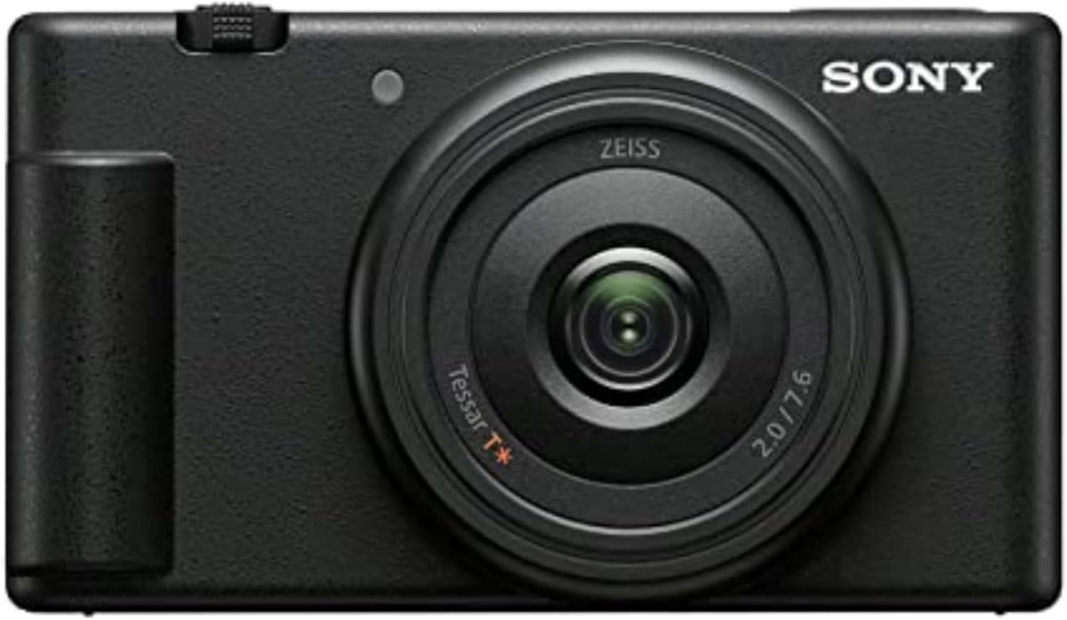 Caméra Sony ZV-1F pour vlogs, adaptée à les créateurs de contenu et les vlogueurs (– Noire).