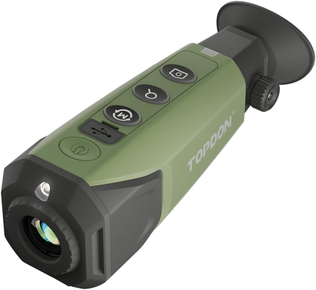 Monoculaire thermique TOPDON TS004, résolution infra– Rouge 320 x 240 TISR 256 x 192, connexion sans fil, vision nocturne thermique 13 mm 50 Hz, autonomie de 11 h, étanchéité IP67, idéal pour la chasse.