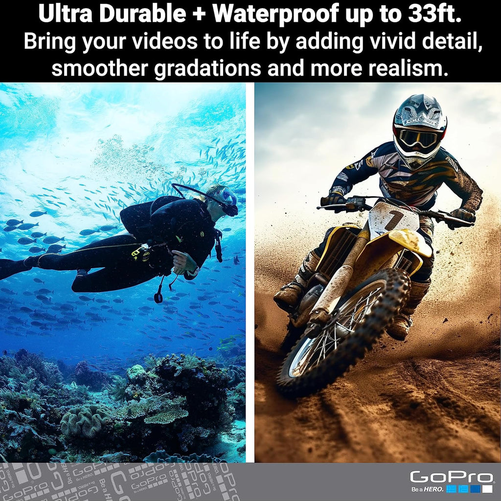 GoPro HERO11 Black – Emballage e-commerce – Caméra sportive résistant à l’eau doté de vidéo Ultra HD 5,3K60, photos 27 MP, capteur d'image 1/1,9", streaming en direct, stabilisation webcam
