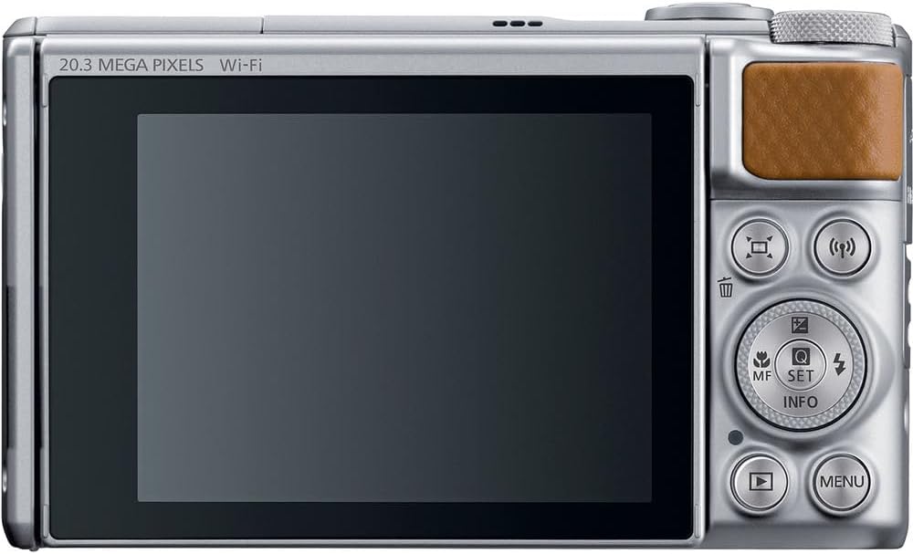 Appareil photo digital Canon PowerShot SX740 HS (argent) – 20,3 Mpx, grossissement optique 40x, vidéo 4K UHD, Wi-Fi et Bluetooth, compact et adapté aux déplacements (2956C001) + étui + carte de stockage 64 Go