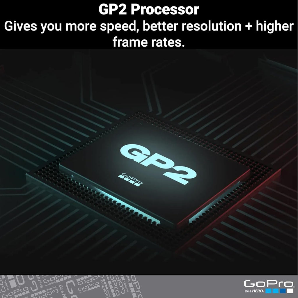 GoPro HERO10 Black - Emballage e-commerce - Caméra d'action étanche doté de écran LCD avant et affichage tactile arrière - Vidéo Ultra HD 5,3K60