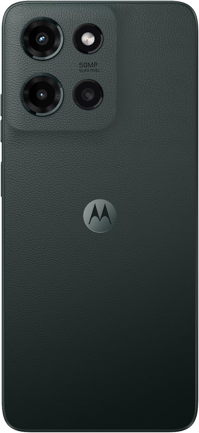 Moto G - 2025 | Débloqué | Conçu pour les États-Unis | 4/128 Go | Appareil photo 50 Mpx | Gris forêt – Présentation