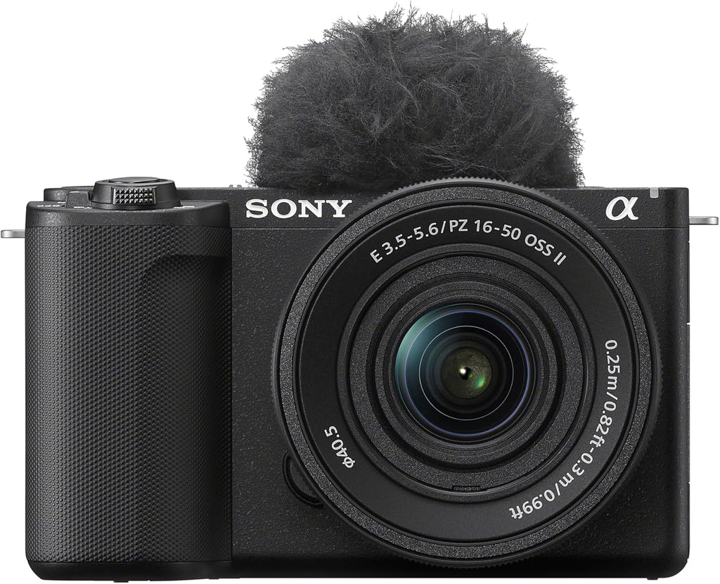 Sony Alpha ZVE10 II - Appareil photo hybride APS-C à objectifs interchangeables pour créateurs de contenu - Noir - doté de objectif