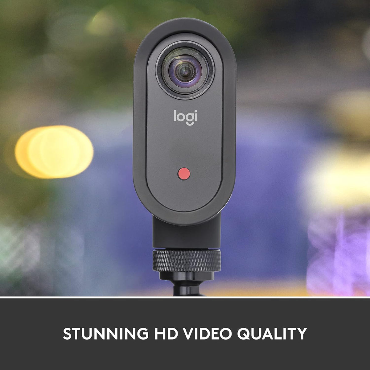 Logitech for Creators Mevo Start, caméra de streaming sans fil, qualité vidéo HD 1080p, contrôle intelligent via application, streaming en direct via LTE ou Wi-Fi - Noir