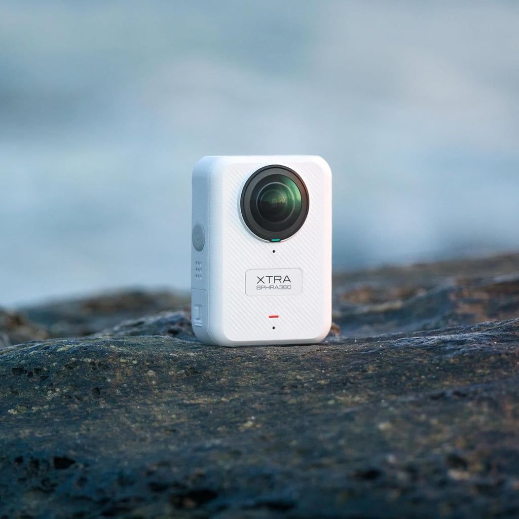 Caméra Xtra 360 : vidéo panoramique 8K, capteur équivalent 1 pouce, haute résolution 100 MP, résistant à l’eau, 105 Go de stockage intégré, Bullet Time, large compatibilité, vlog.