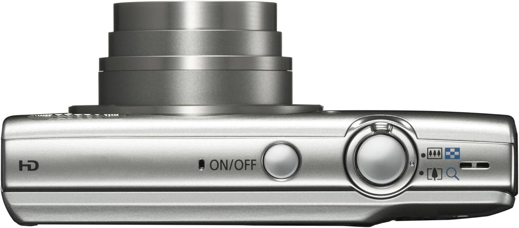 Appareil photo digital Canon PowerShot ELPH 180 (argent) | Compact et facile à utiliser avec grossissement optique | Commandes simples | Design léger idéal pour les voyages, la photographie de famille et au quotidien