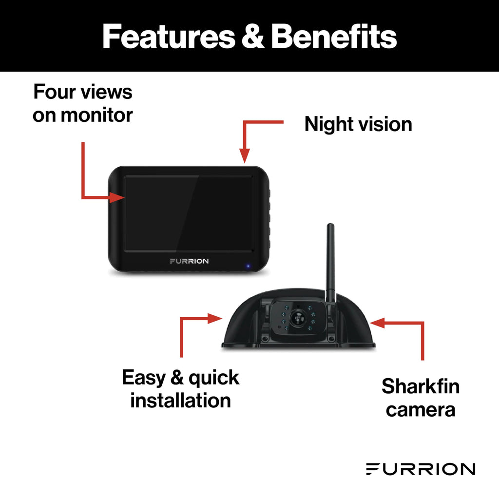 Système de caméra de recul sans fil FURRION Vision S pour VR - FOS43TASF – Présentation