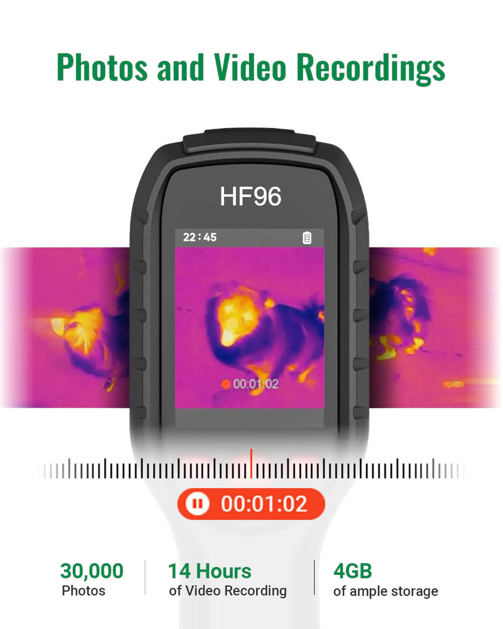 Caméra thermique HSFTOOLS HF96 avec pointeur laser – Présentation