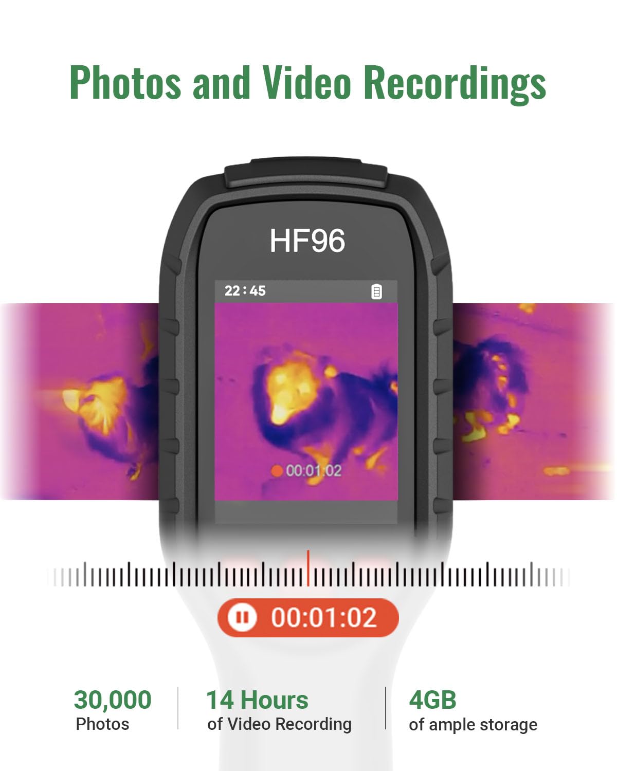 Caméra thermique HSFTOOLS HF96 avec pointeur laser – Présentation