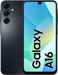 Samsung Galaxy A16 4G LTE (128 Go + 4 Go) Modèle international SM-A165F/DS Débloqué d'usine, 6,7 pouces, Double SIM, Triple caméra 50 Mpx (Étui inclus), Noir – Présentation