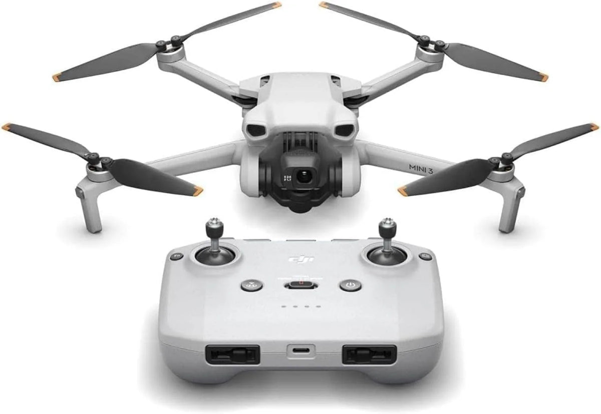 DJI Mini 3, Drone doté de caméra pour adultes, 4K, 38 min d'autonomie, transmission vidéo jusqu'à 10 km, prise de vue verticale, retour automatique GPS intégré, Mini drone doté de caméra pour débutants