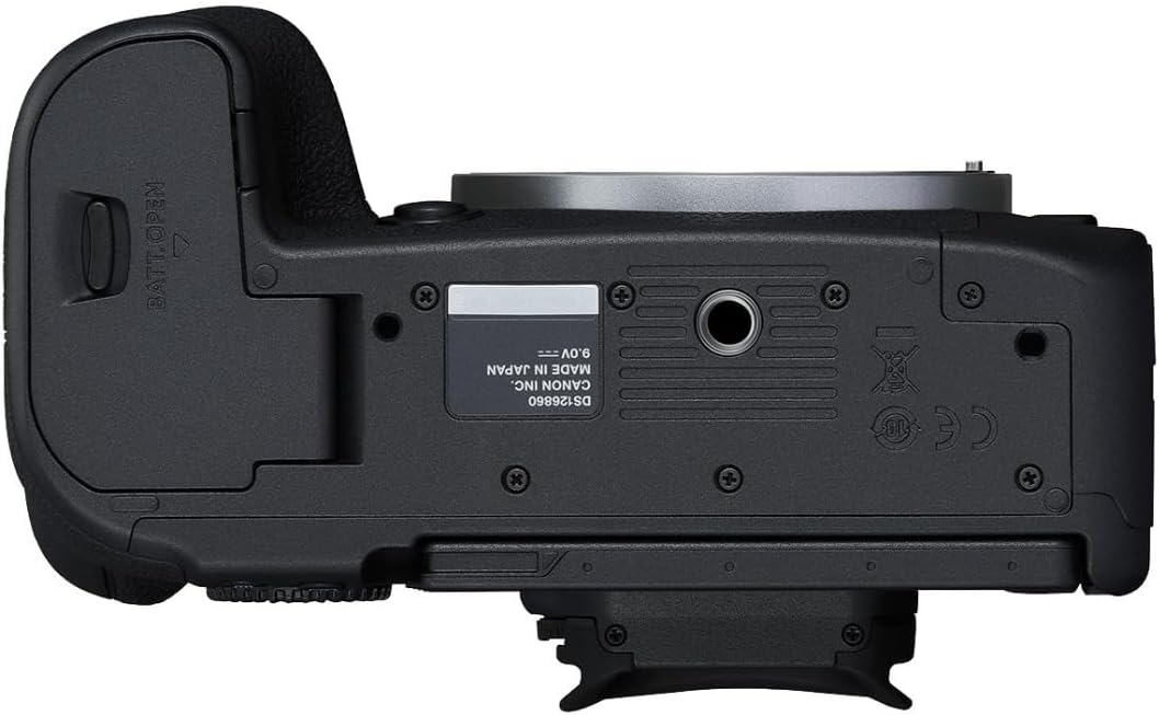 Appareil photo hybride Canon EOS R6 Mark II (boîtier nu) plein format, capteur CMOS 24,2 mégapixels, fonctionnalités photo et vidéo, - Noir