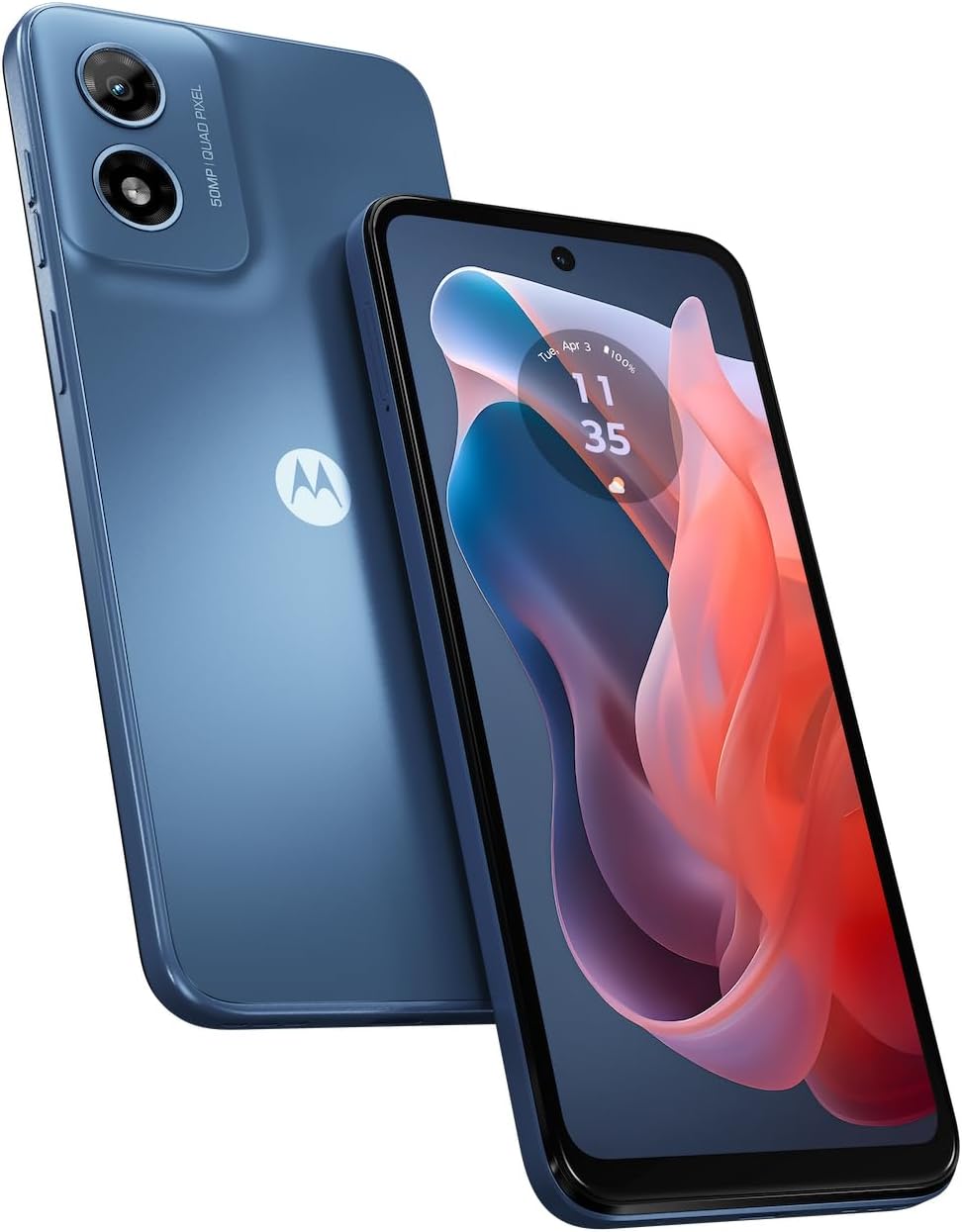 Motorola Moto G Play | 2024 | Débloqué | Conçu pour les États-Unis | 4/64 Go | Appareil photo 50 Mpx | Bleu saphir – Présentation