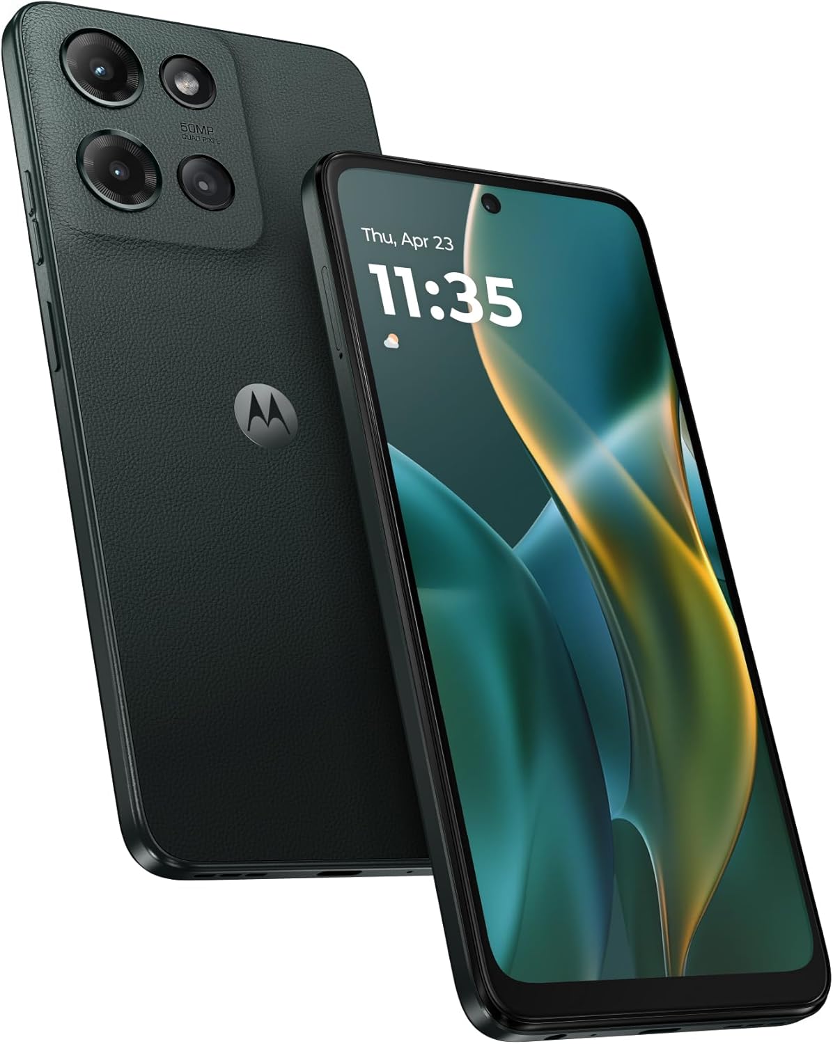 Moto G - 2025 | Débloqué | Conçu pour les États-Unis | 4/128 Go | Appareil photo 50 Mpx | Gris forêt – Présentation