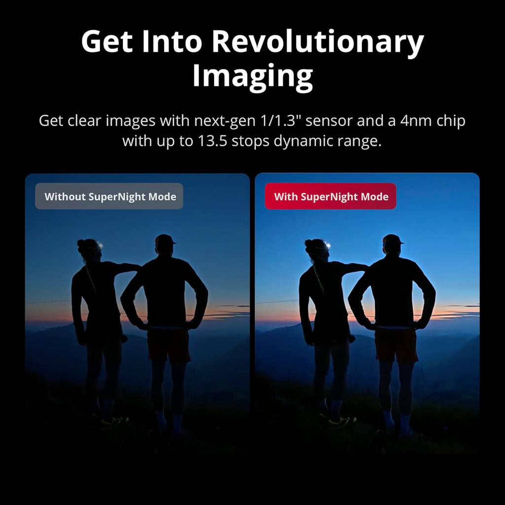 DJI Osmo Action 5 Pro - Kit Standard avec kit de 58 accessoires, 2 batteries supplémentaires et carte de stockage 64 Go - Caméra sportive résistant à l’eau avec capteur 1/1,3", vidéo 4K/120 ips, adaptée à le sport