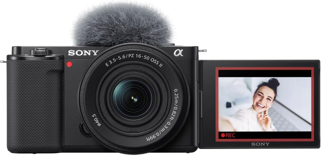 Sony Alpha ZV-E10 - Kit appareil photo hybride APS-C à objectifs interchangeables pour vlogs - Noir ZVE10KB – Présentation