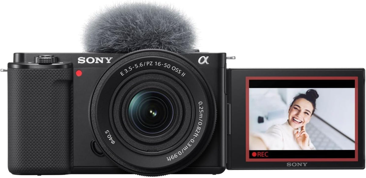 Sony Alpha ZV-E10 - Kit appareil photo hybride APS-C à objectifs interchangeables pour vlogs - Noir ZVE10KB – Présentation