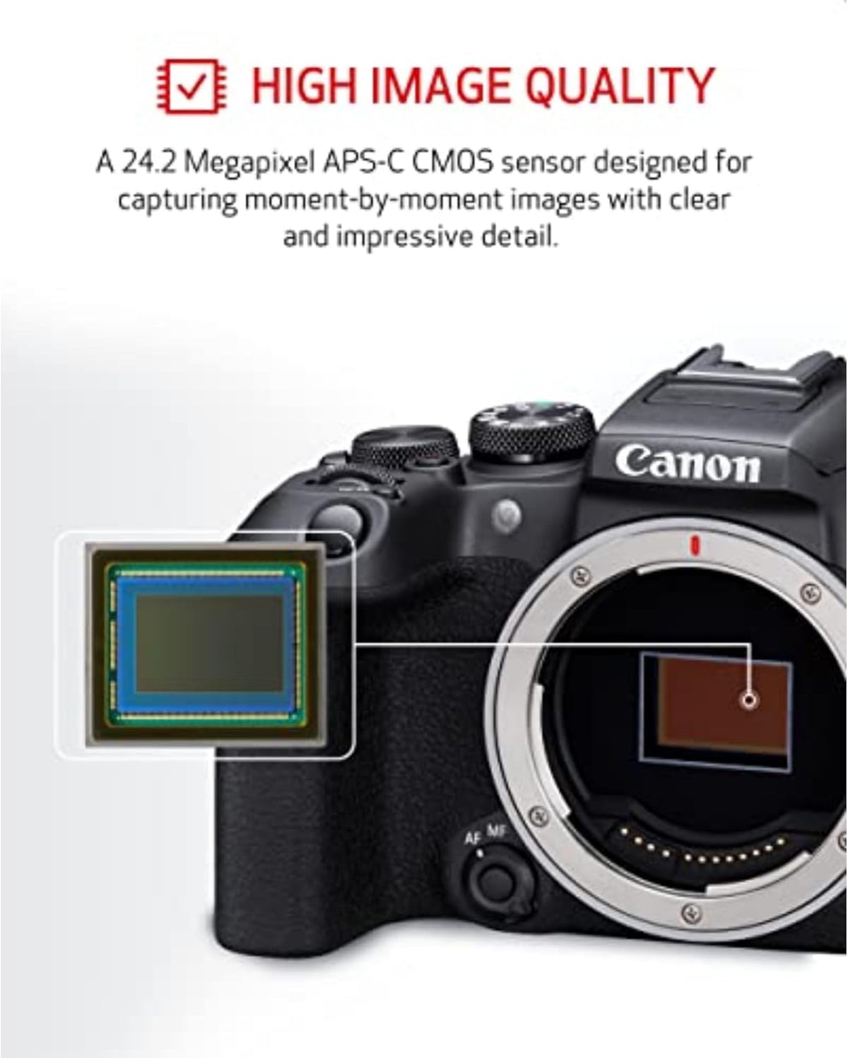 Appareil photo hybride Canon EOS R10 avec kit d'objectif RF-S 18-45 mm – Présentation